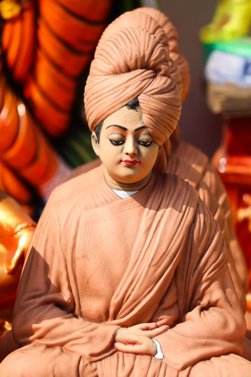 Statue du moine Swami Vivekananda